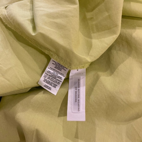 Loft Green (Chartreuse) Maxi Dress, Size Large - Picture 8 of 8